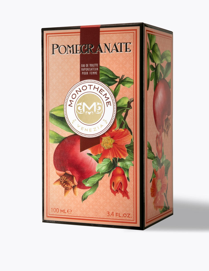 Pomegranate scented eau de toilette 100ml, imported from the UK