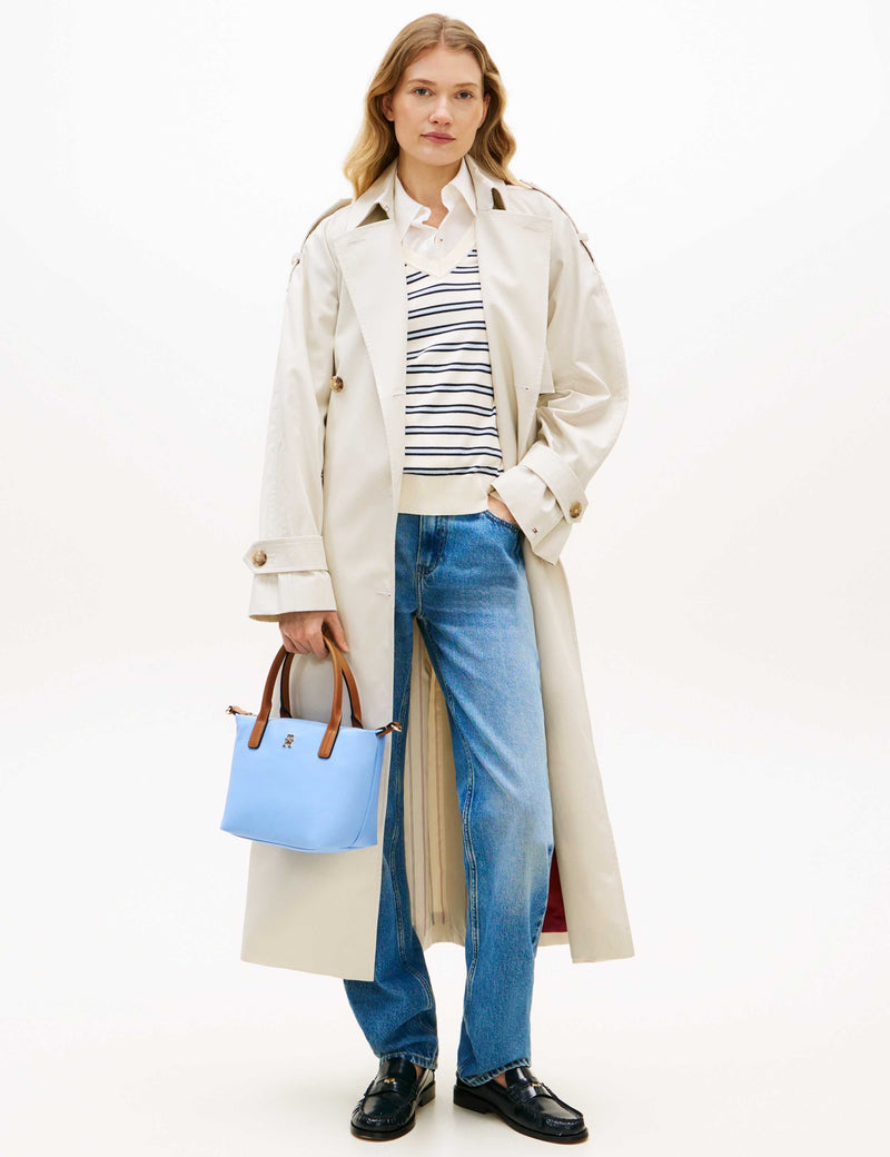 Tommy Hilfiger Popette Mini Tote Bag contrast design (British brand)
