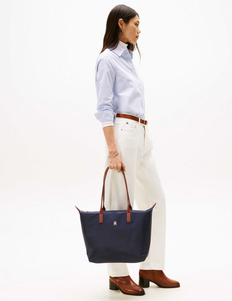 Tommy Hilfiger nylon TH monogram tote bag (British brand)