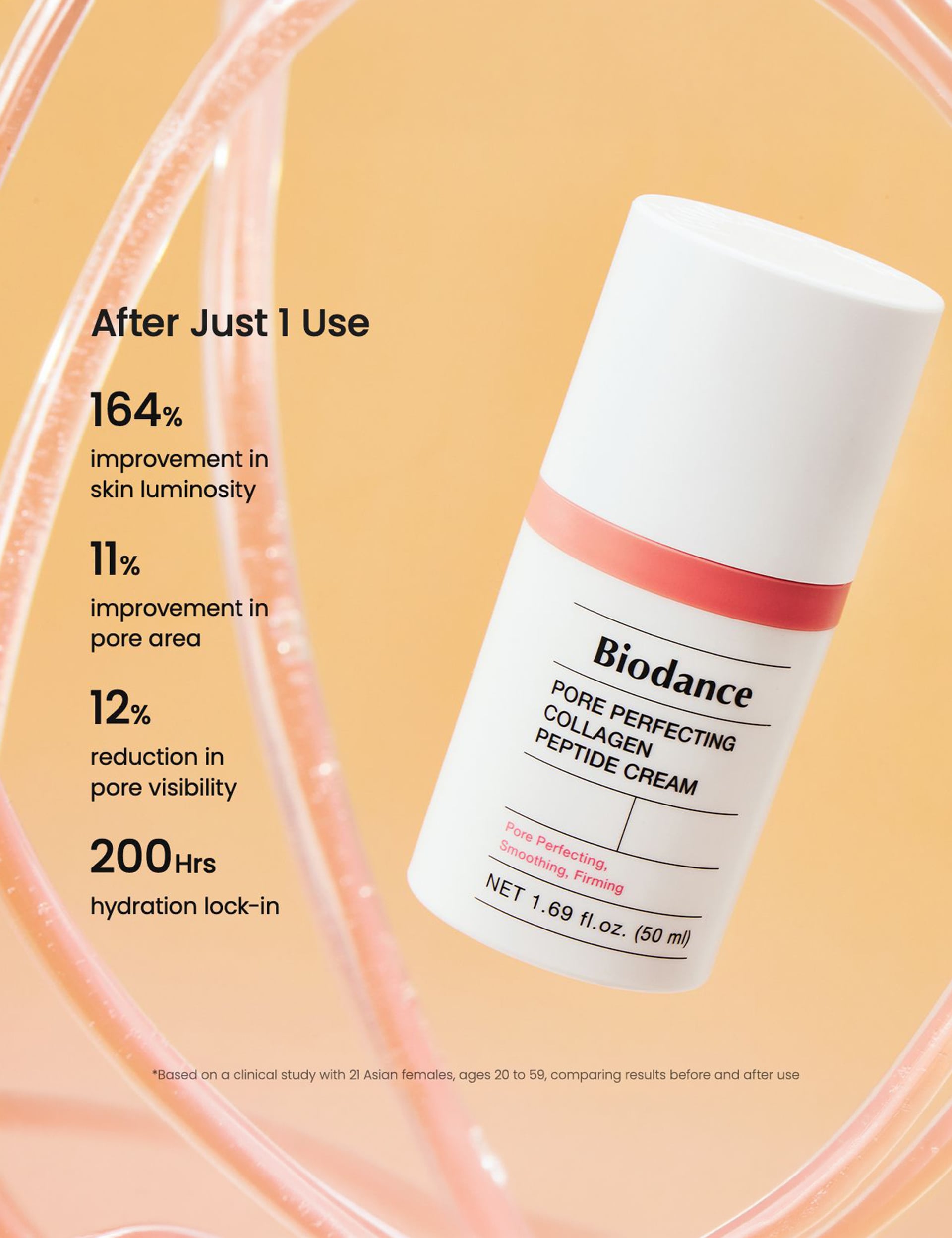 Collagen peptide pore perfecting cream 50ml - British product