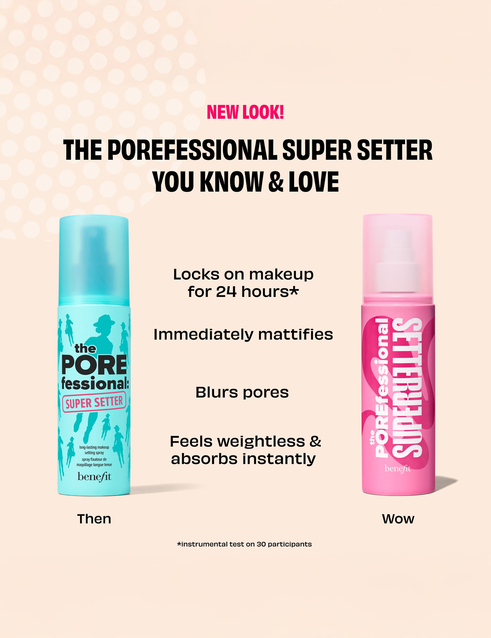 Benefit Porefessional On Lock primer and setting spray, imported from the UK