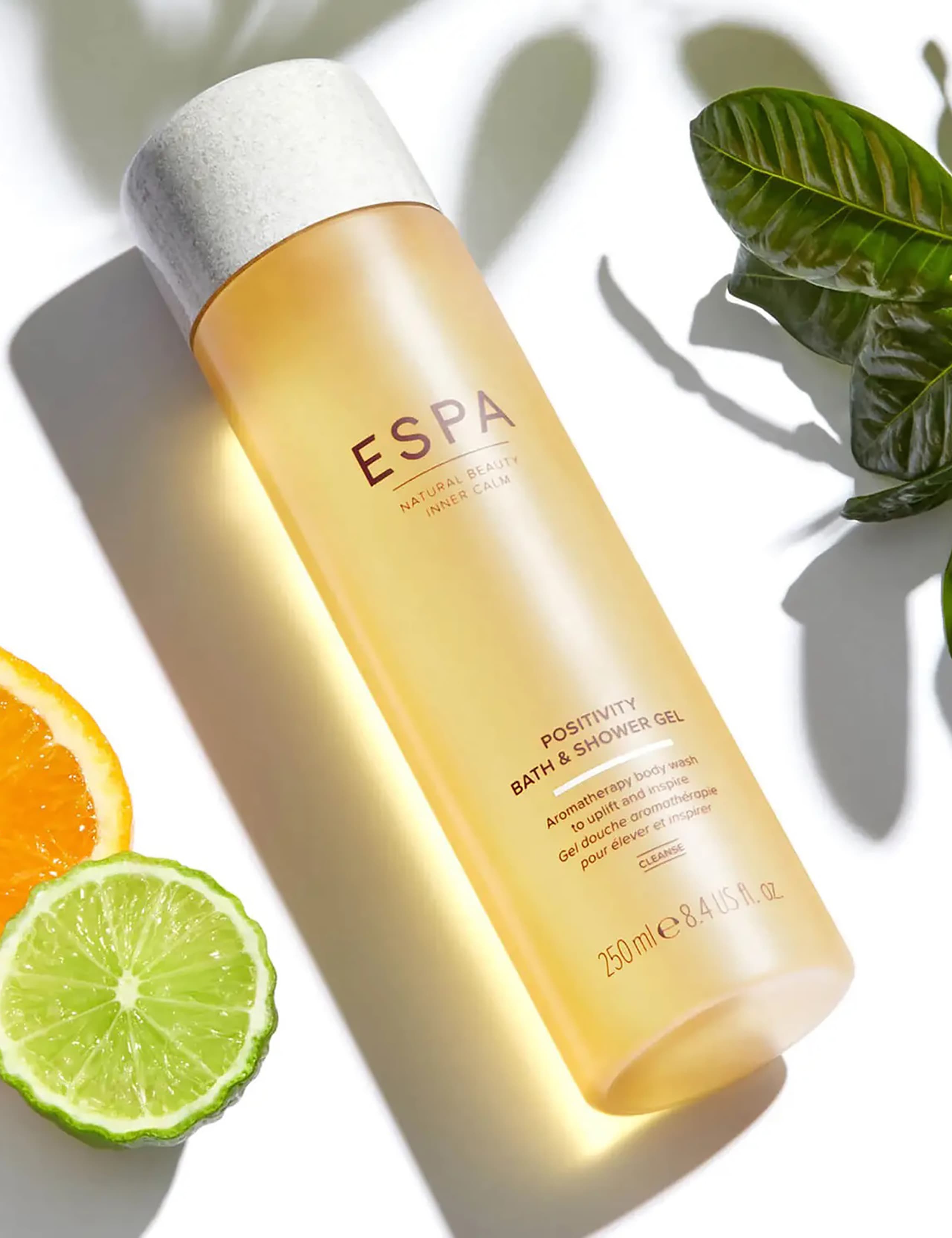 ESPA Positivity bath and shower gel 250ml, UK version