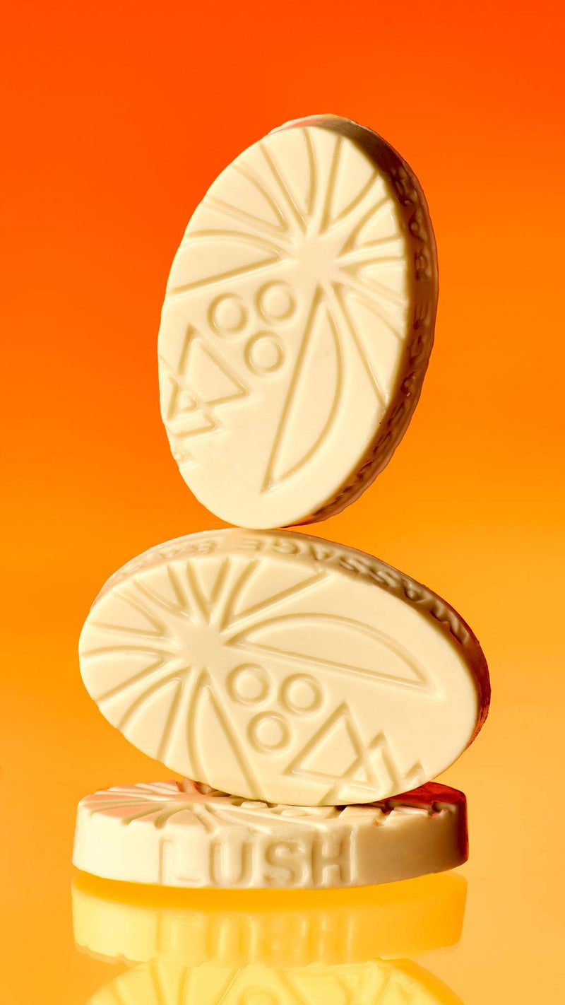 Lush Coconut Drench massage bar - British product