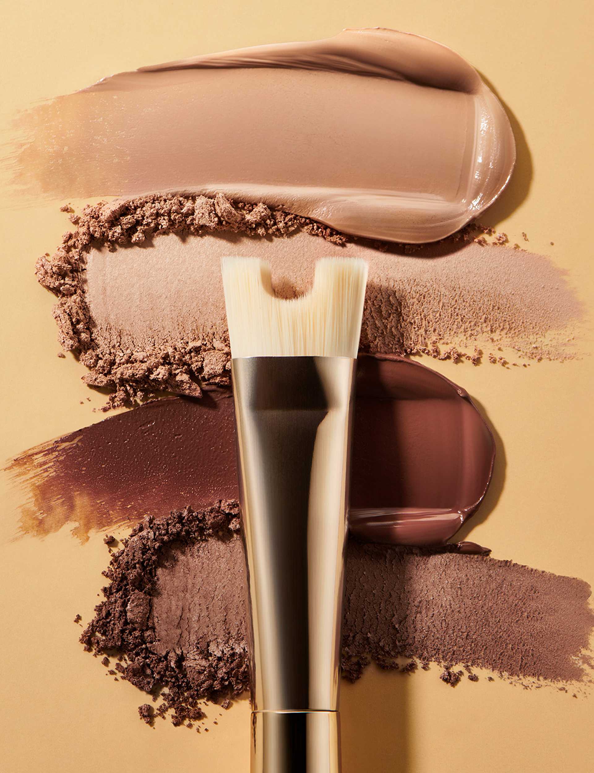ICONIC London Precision Duo Contour Brush, imported from the UK