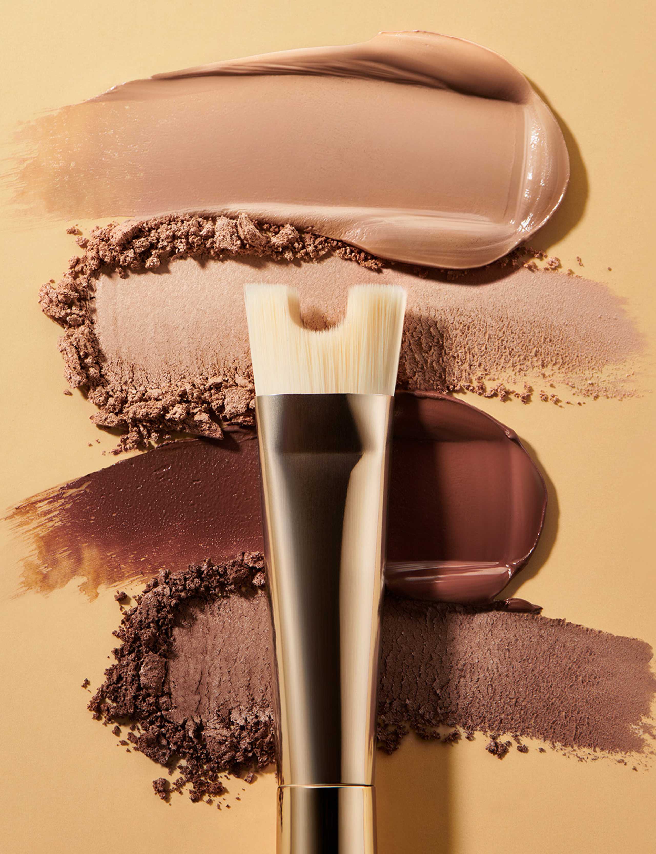 ICONIC London Precision Duo Contour Brush, imported from the UK