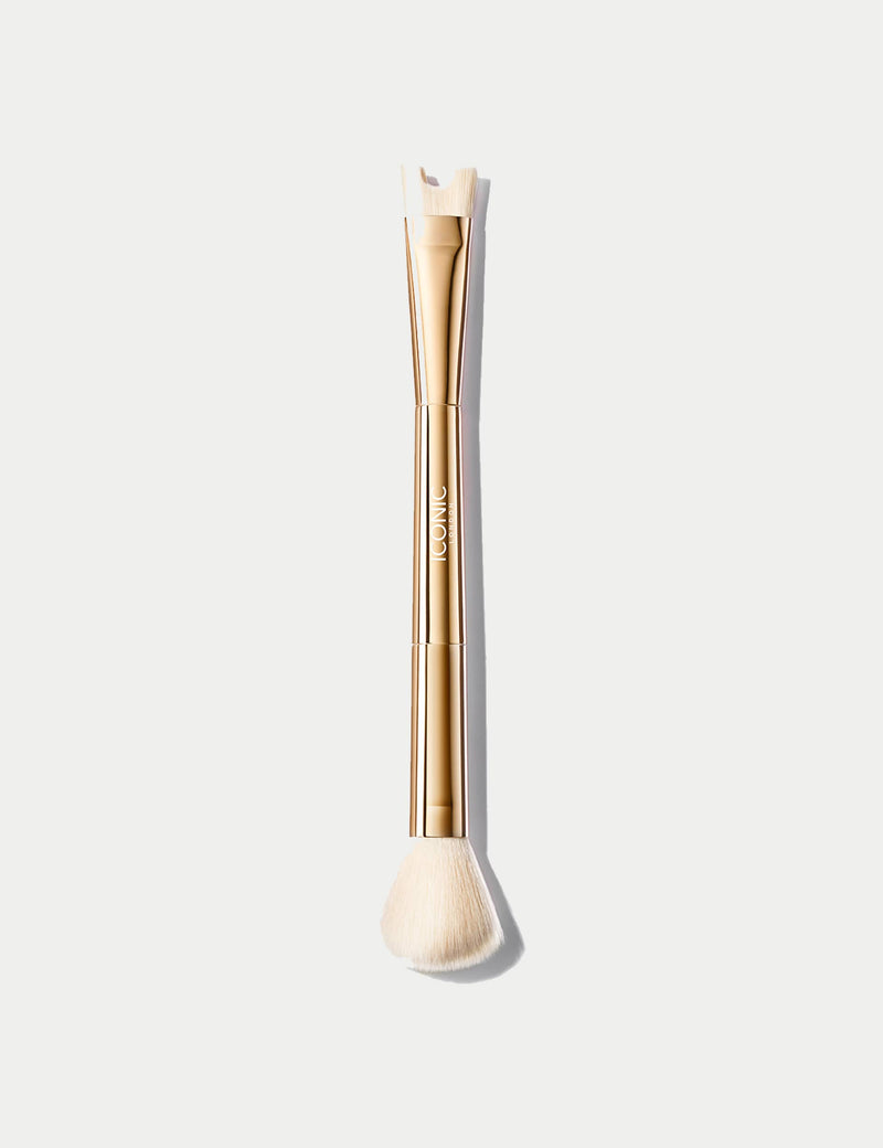 ICONIC London Precision Duo Contour Brush, imported from the UK