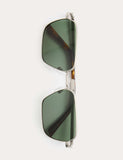 Autograph metal polarised sunglasses with UV protection, UK version