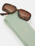 Accessorize square sunglasses two-tone tortoiseshell, UK version