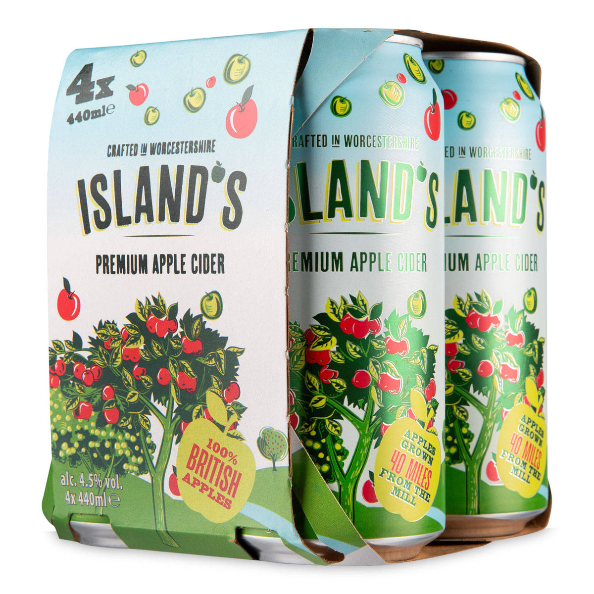 Premium Apple Cider 4 pack, imported from the UK