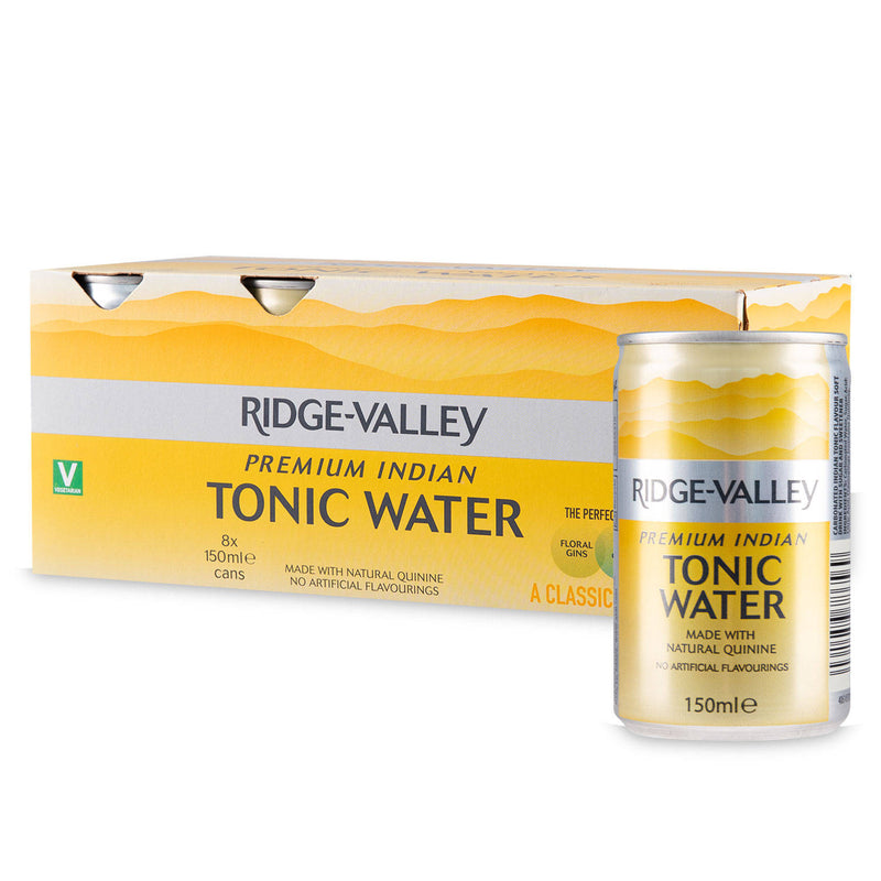 Premium Indian tonic water in an 8 pack, UK version