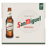 Premium lager 12 pack, imported from the UK