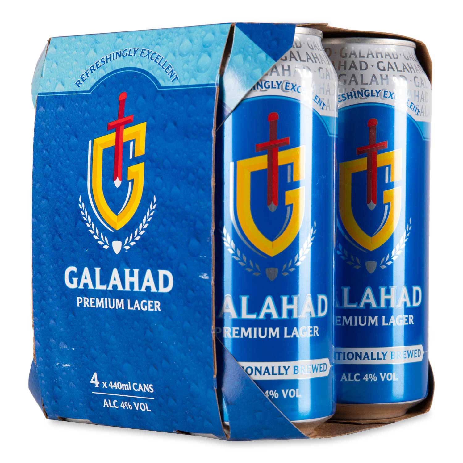 Premium lager 4 pack - British product