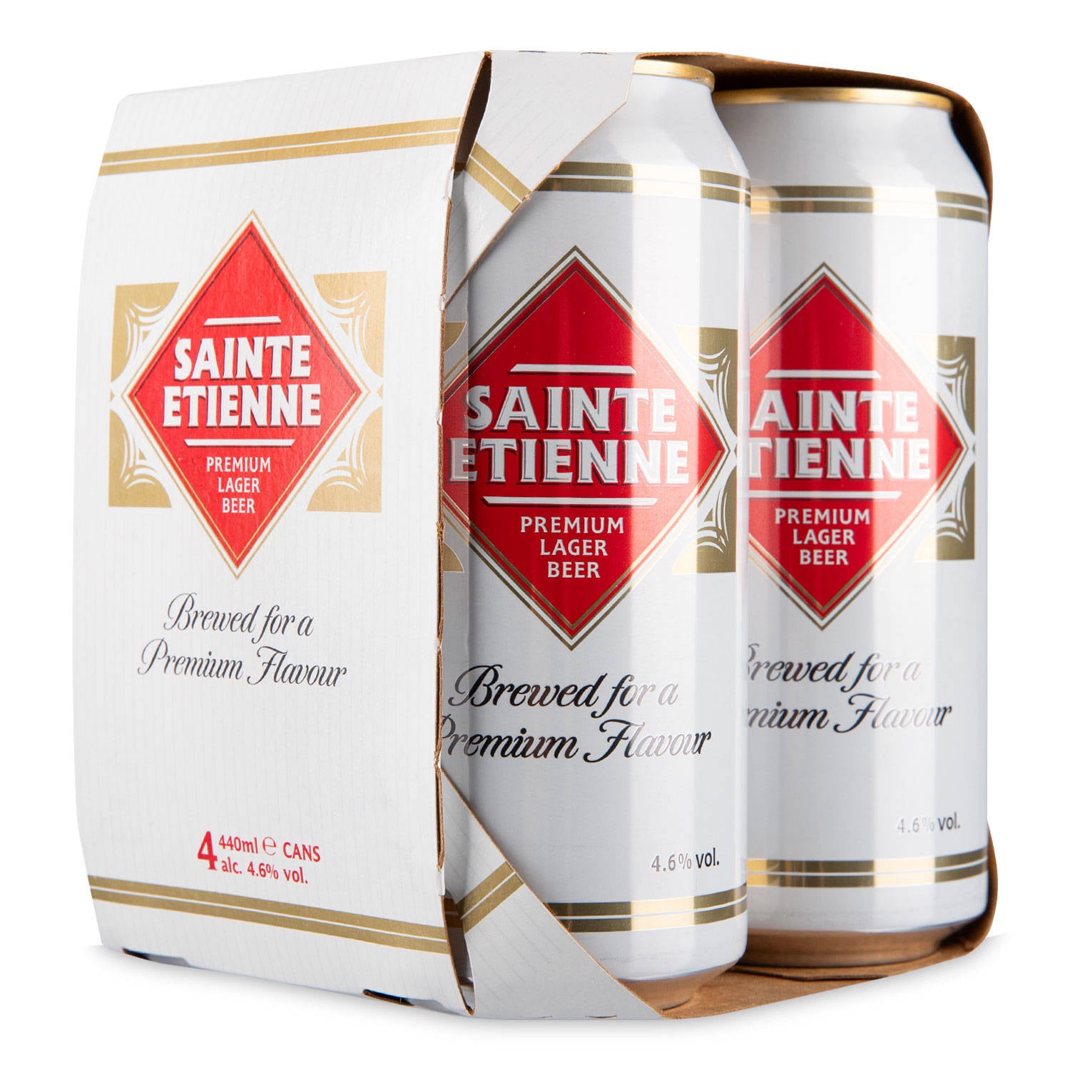 Premium Lager Beer 4 pack, imported from the UK