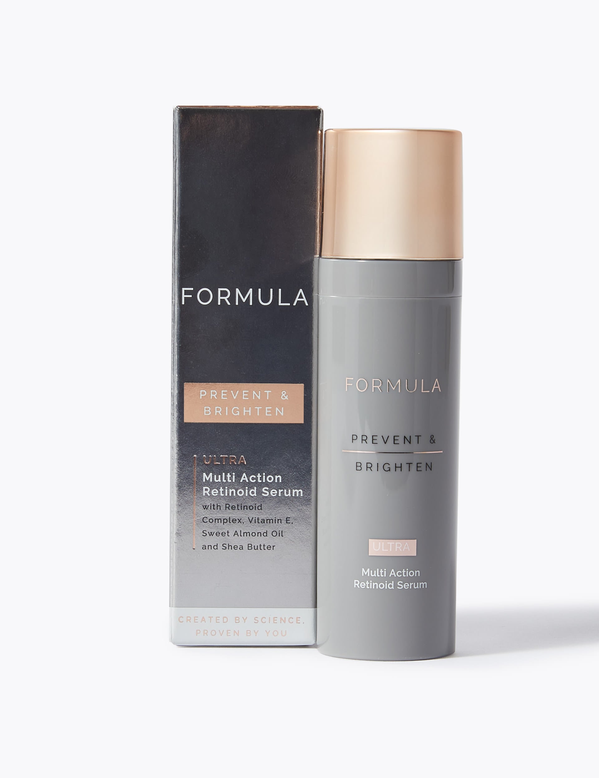 Formula Prevent & Brighten Retinoid Serum 30ml, imported from the UK