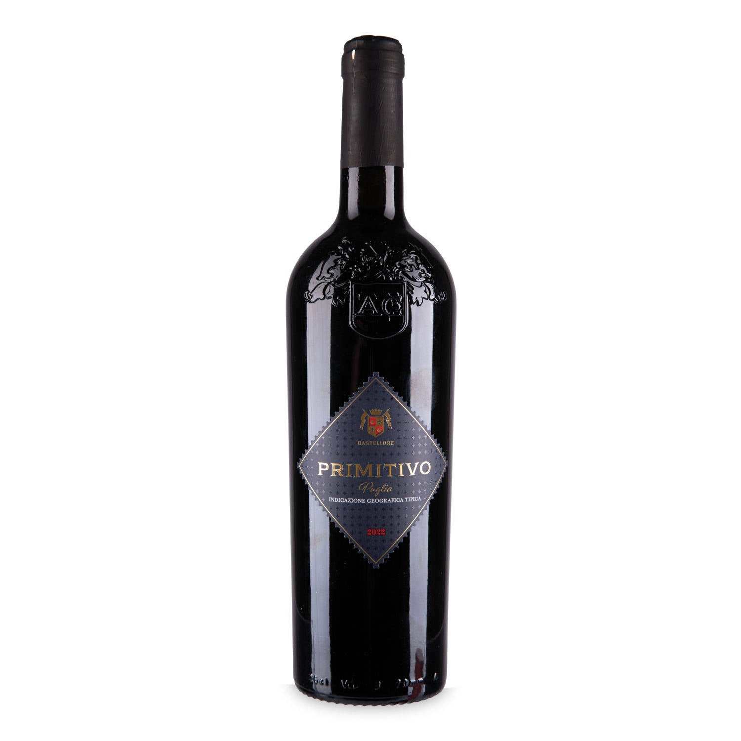 Primitivo Puglia IGT red wine, UK version