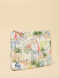 Joules printed coin purse with palm print - British product