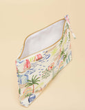 Joules printed coin purse with palm print - British product