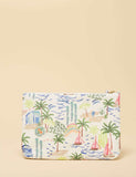 Joules printed coin purse with palm print - British product
