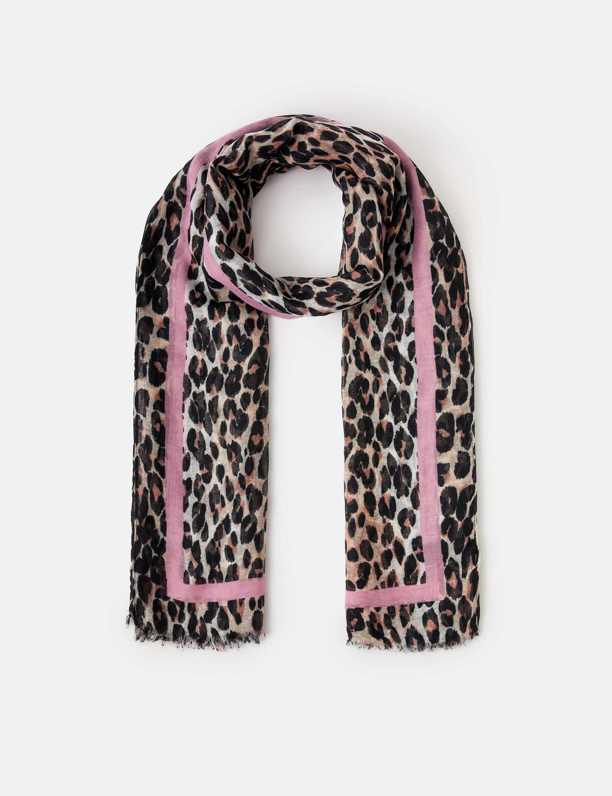 Accessorize printed leopard lightweight scarf (British brand)
