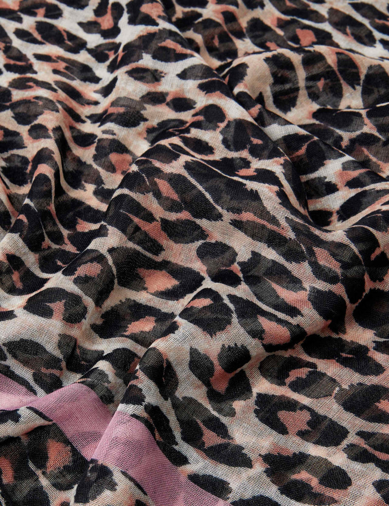 Accessorize printed leopard lightweight scarf (British brand)