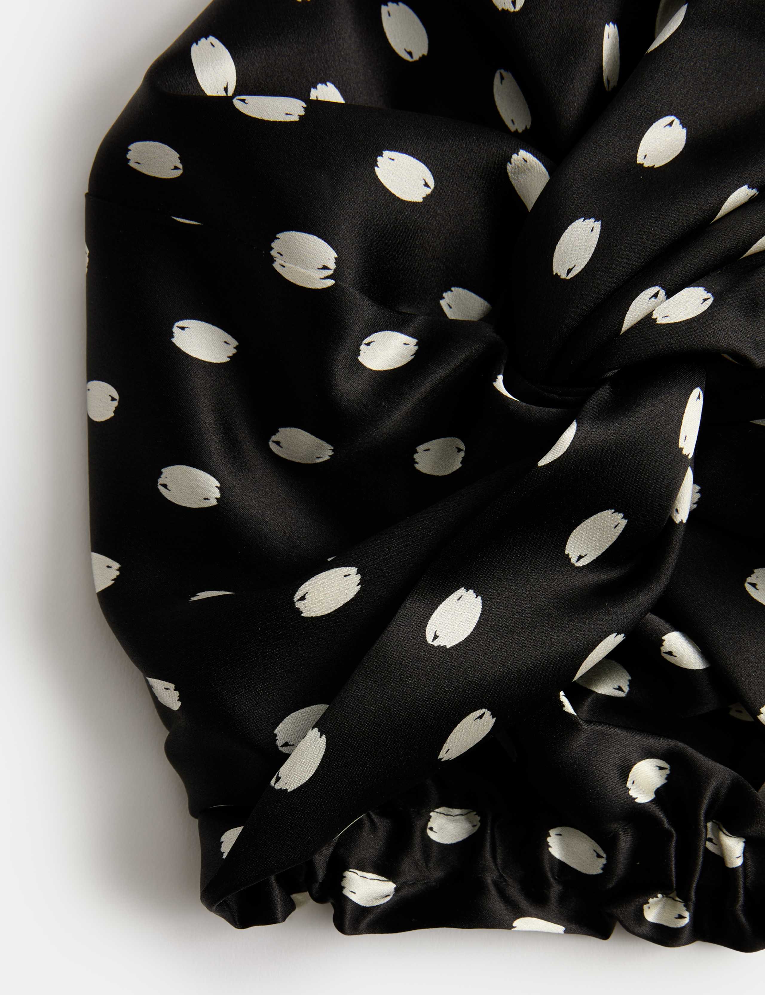 M&S printed pure silk hair turban - British product