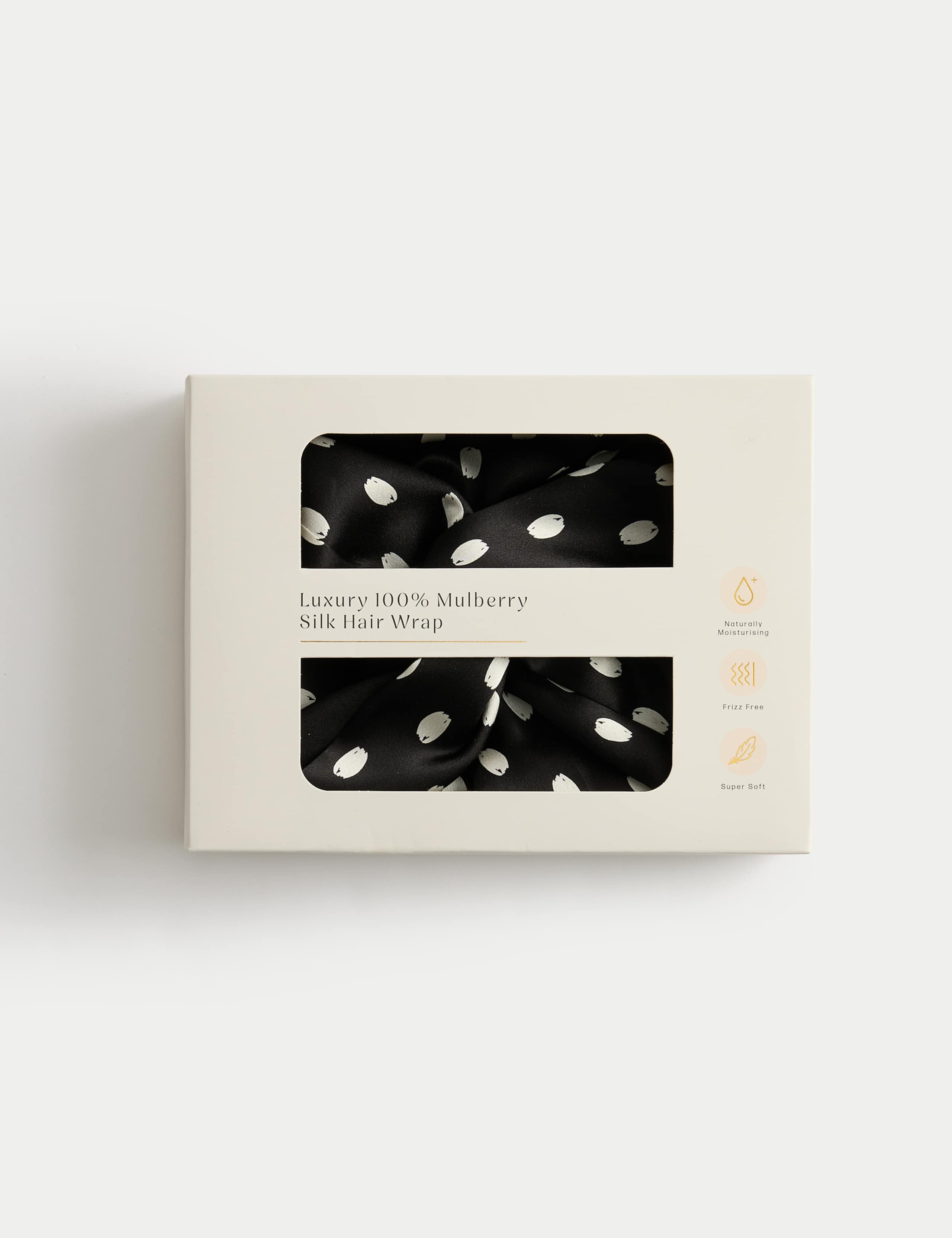 M&S printed pure silk hair turban - British product