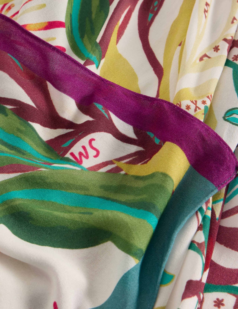 White Stuff printed scarf (British brand)