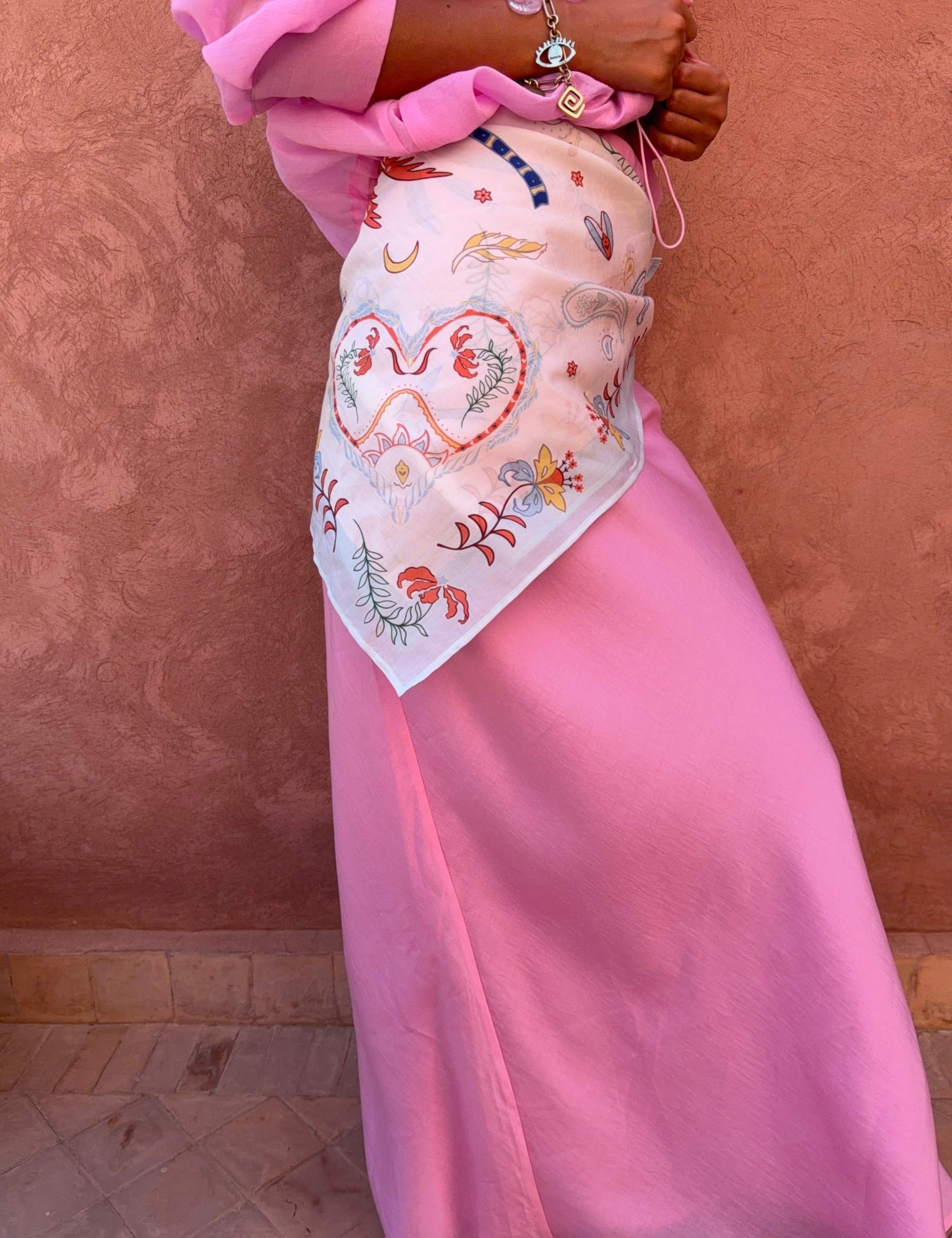 Never Fully Dressed bandana scarf floral tigress, imported from the UK