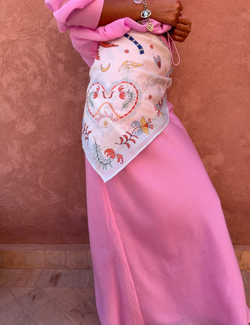 Never Fully Dressed bandana scarf floral tigress, imported from the UK