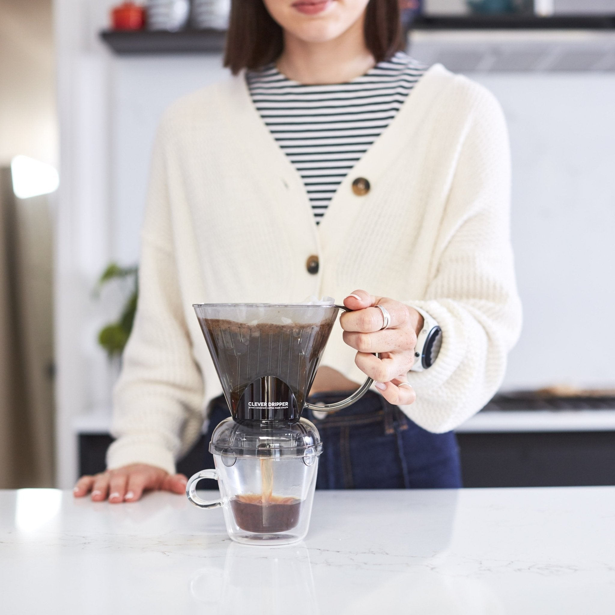 Clever Dripper coffee brewer 330ml capacity - British product