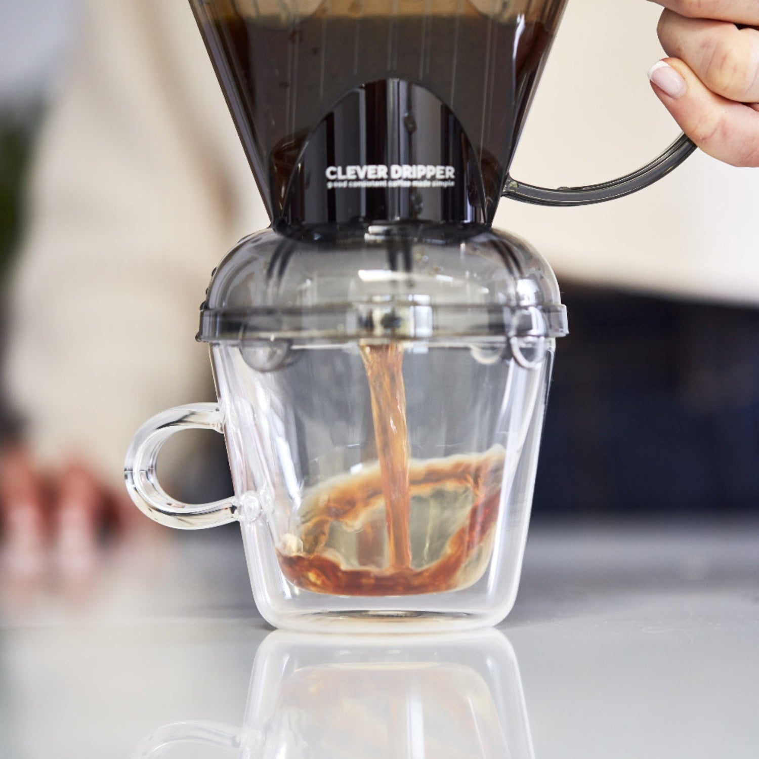 Clever Dripper coffee brewer 330ml capacity - British product