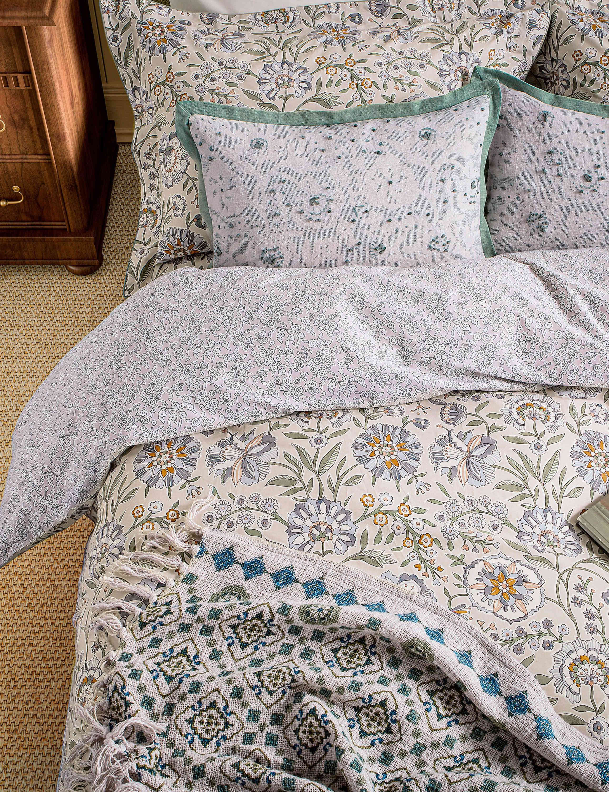 Provence tapestry square cushion 100% cotton, imported from the UK