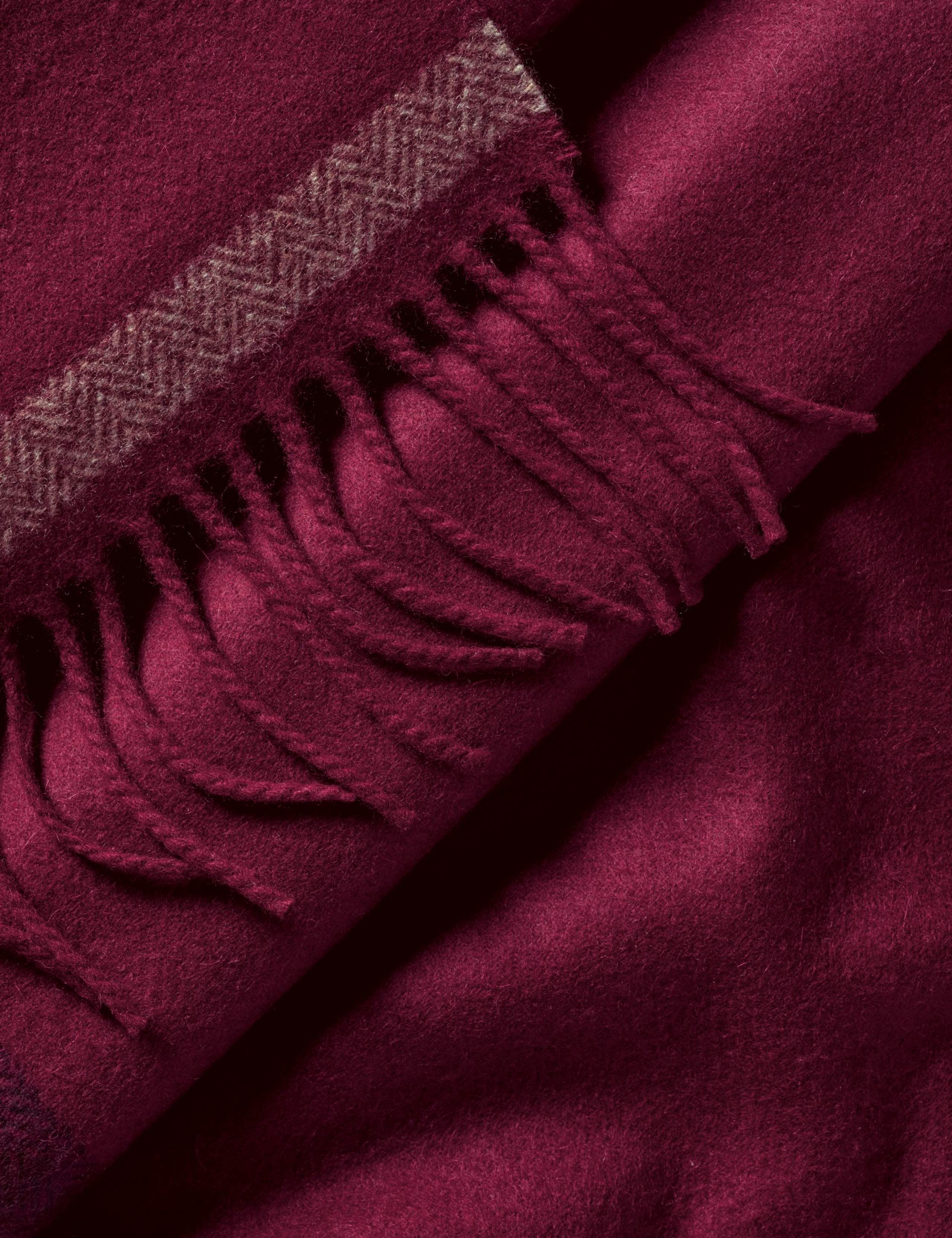 Charles Tyrwhitt pure cashmere herringbone scarf - British product
