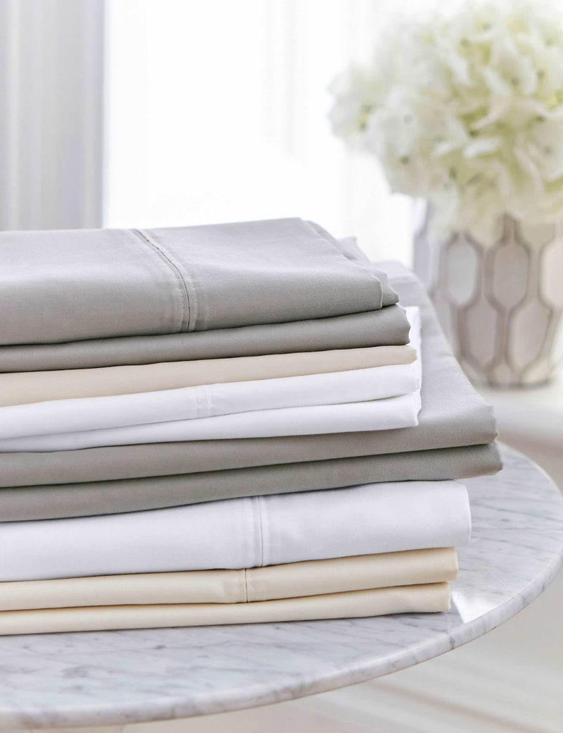 Bedeck of Belfast 1000 thread count square pillowcase, imported from the UK