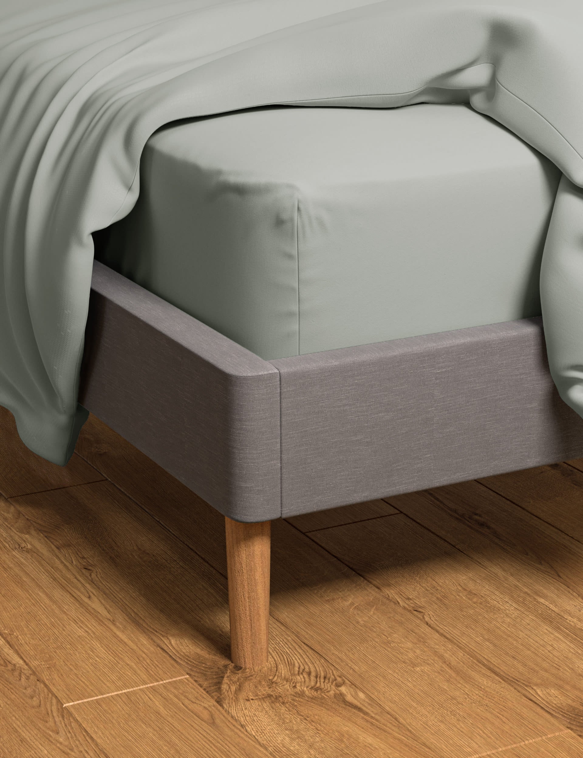 Pure cotton deep fitted sheet, imported from the UK