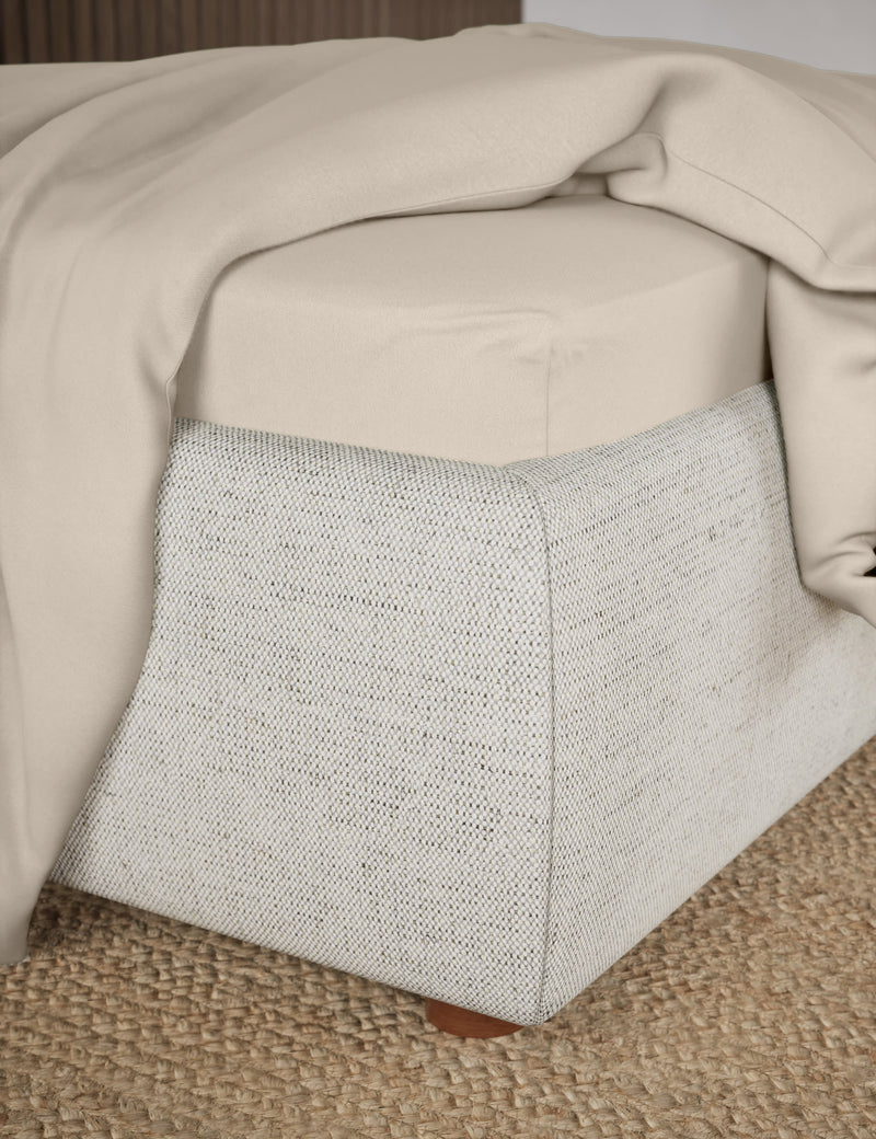 Pure cotton 300 thread count fitted sheet, imported from the UK