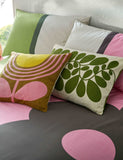 Orla Kiely abacus block percale bedding set (British brand)