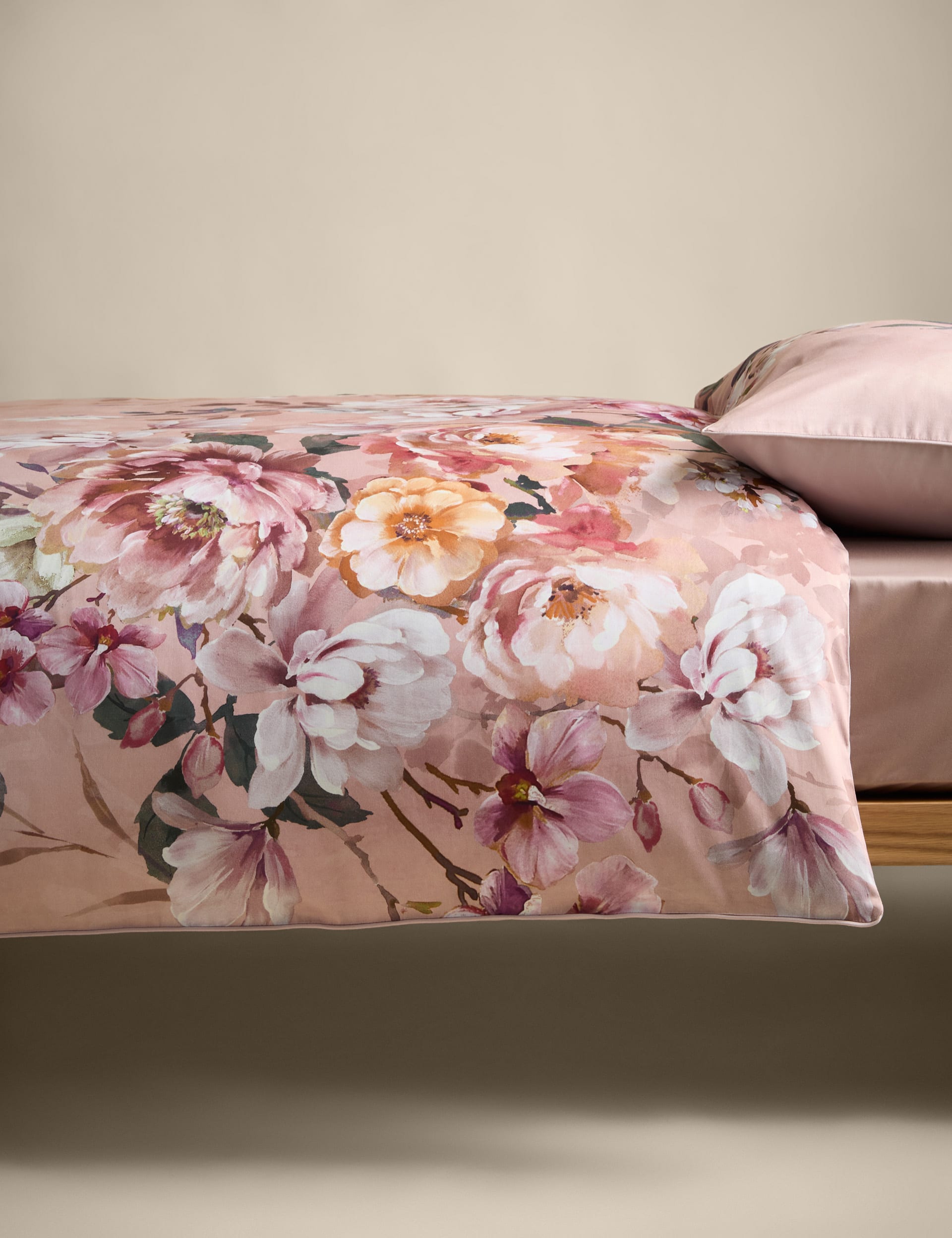 Pure Cotton Adelie Floral Bedding Set, imported from the UK