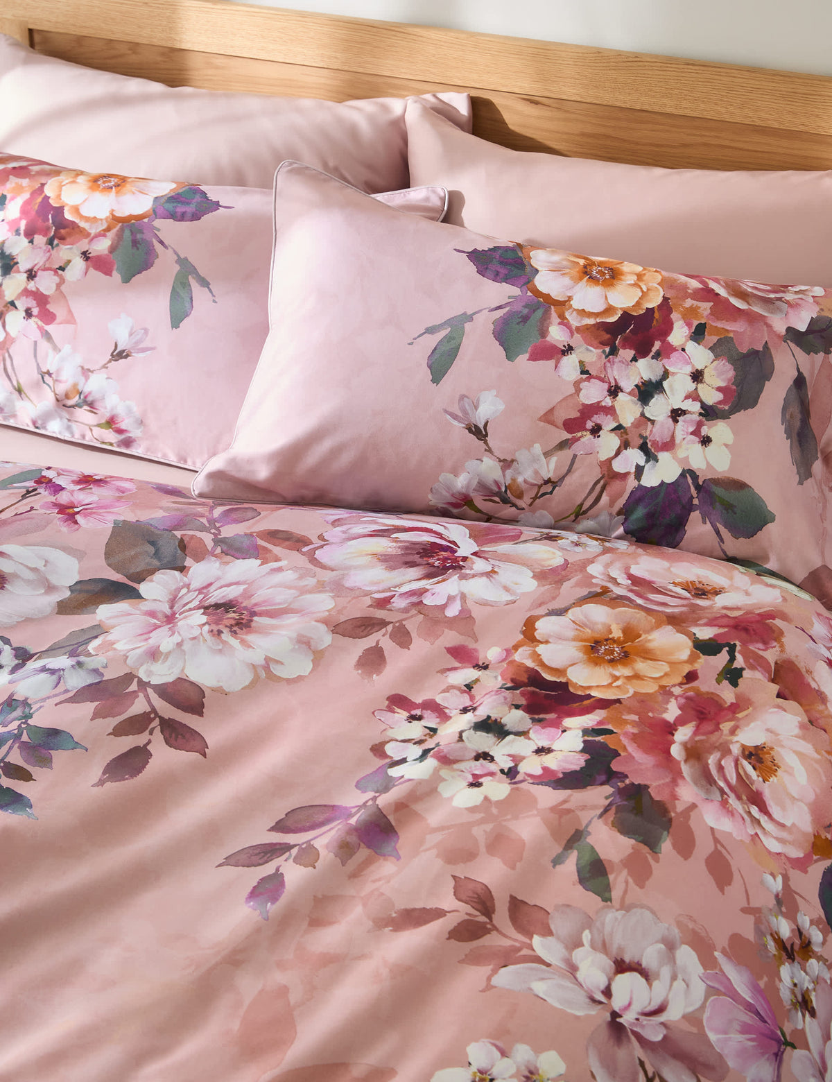 Pure Cotton Adelie Floral Bedding Set, imported from the UK