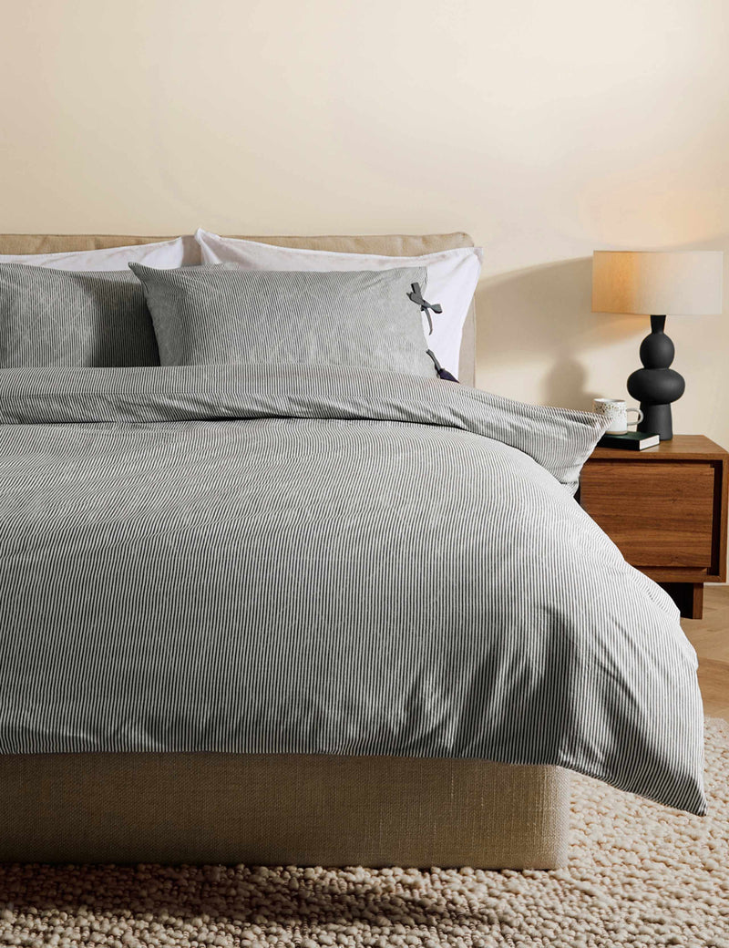 MADE Ansel stripe bedding set, imported from the UK