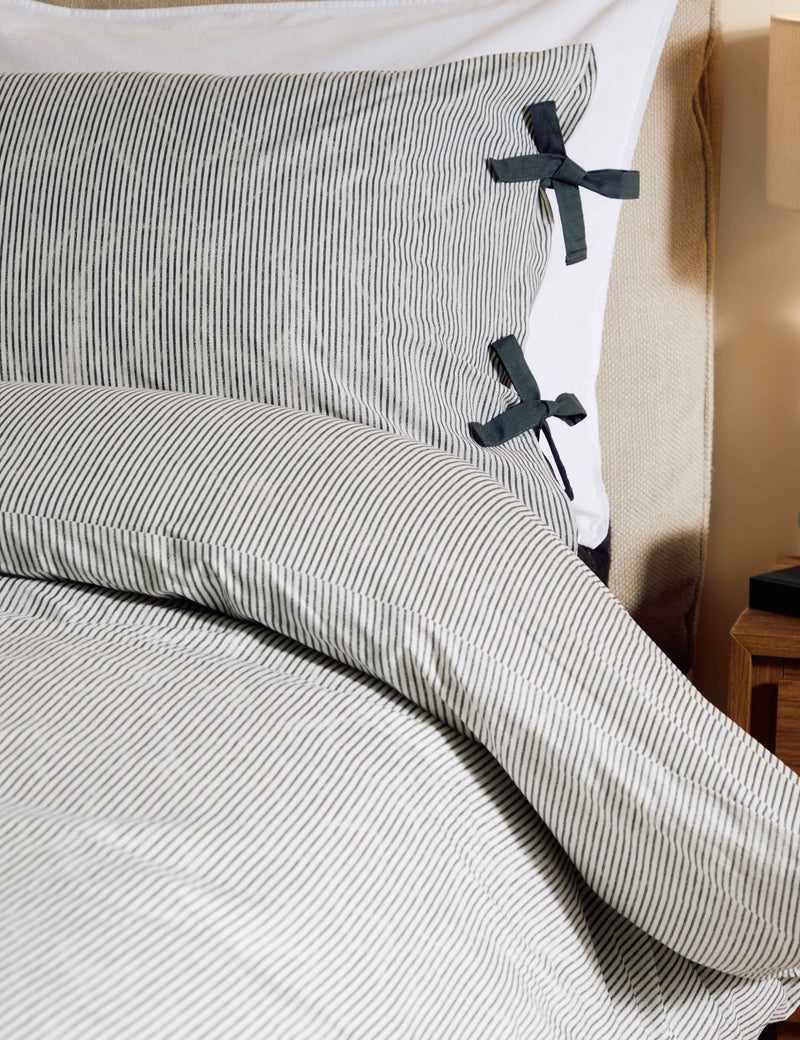 MADE Ansel stripe bedding set, imported from the UK