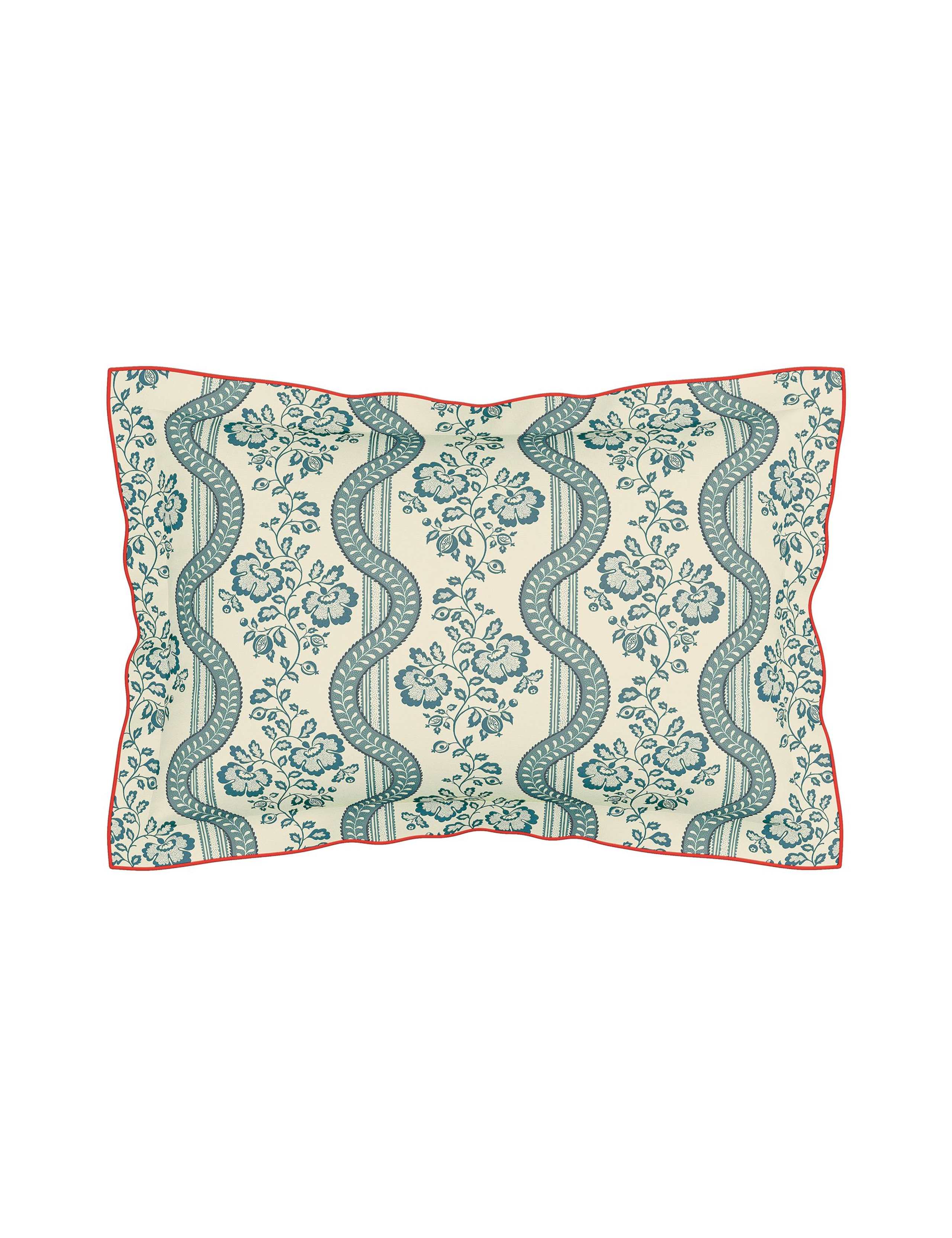 Sanderson pure cotton Aubrey bedding set floral trellis design, imported from the UK