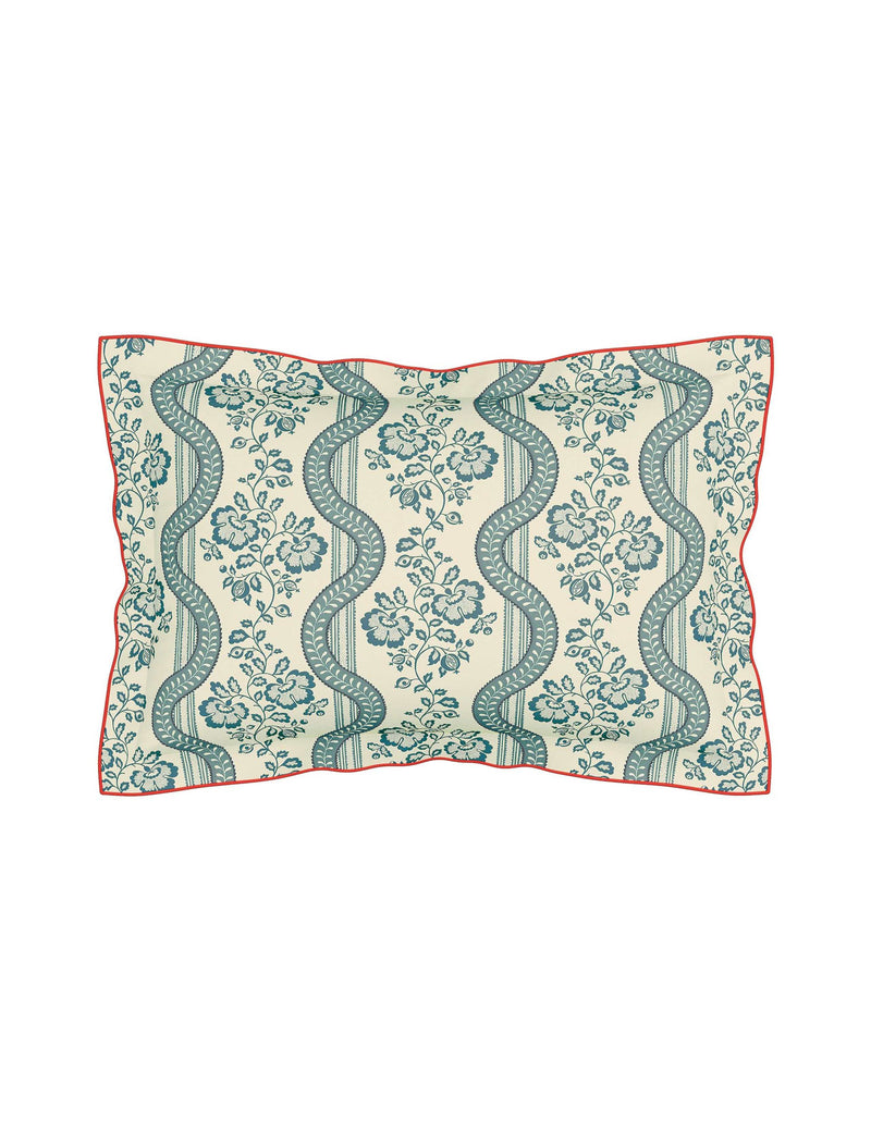 Sanderson pure cotton Aubrey bedding set floral trellis design, imported from the UK