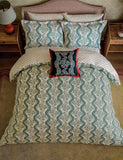 Sanderson pure cotton Aubrey bedding set floral trellis design, imported from the UK