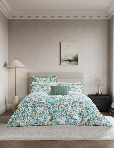 M&S Bedeck of Belfast Pure Cotton Azmi Bedding Set- Buy online at McGrocer
