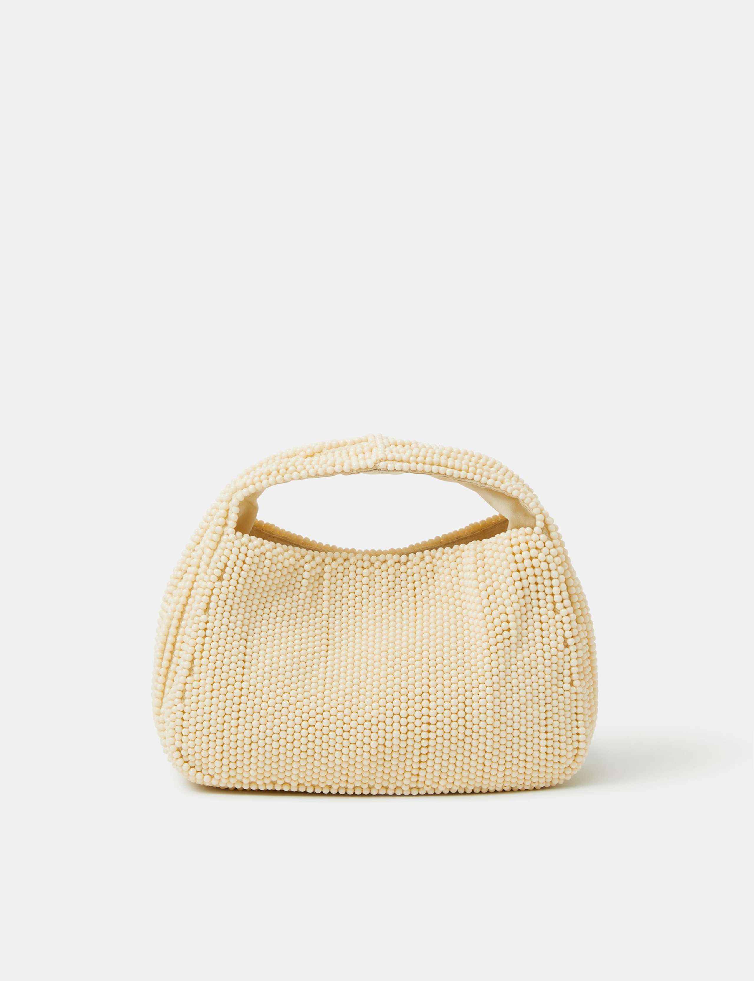 Accessorize pure cotton beaded grab bag (British brand)