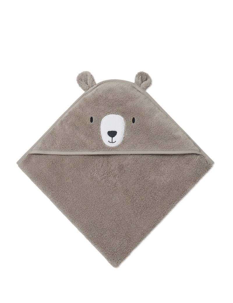 MORI pure cotton bear hooded baby towel, UK version