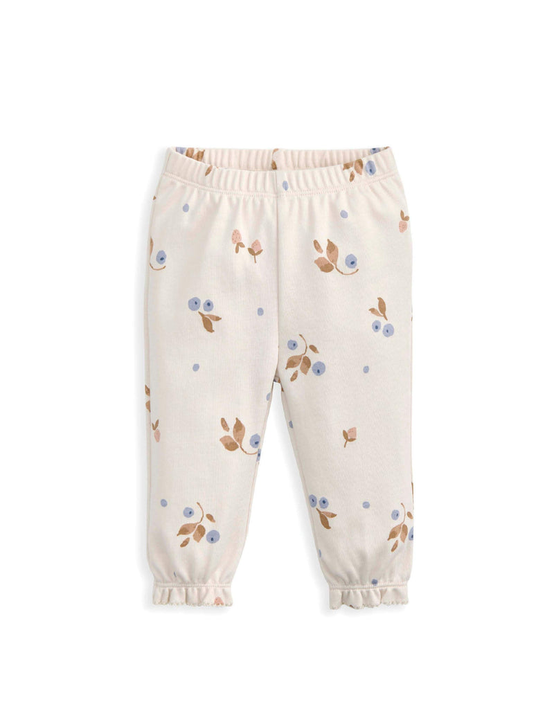 Pyjama en coton pur Mamas & Papas à motif baies 3-36 mois, importé du Royaume-Uni