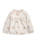 Pyjama en coton pur Mamas & Papas à motif baies 3-36 mois, importé du Royaume-Uni
