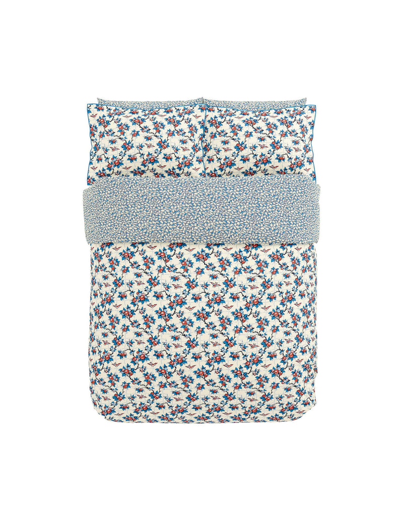 Land & Shore Berry Grove pure cotton bedding set - British product